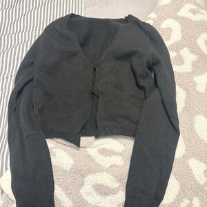 Women's Black Cardigan Sweater